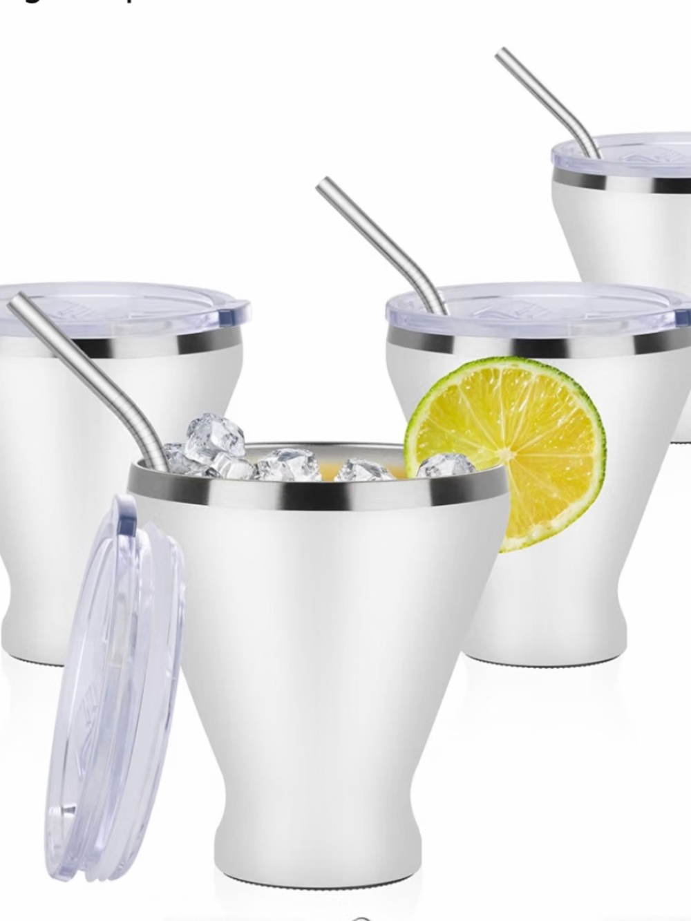 Insulated Martini Glass Set of 4